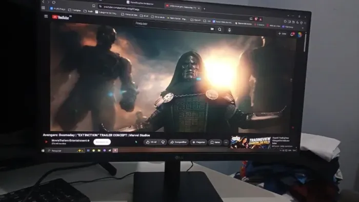 Monitor LG 24MP400-B 23,8" Full HD IPS 75Hz ? Muito bem conservado como novo.