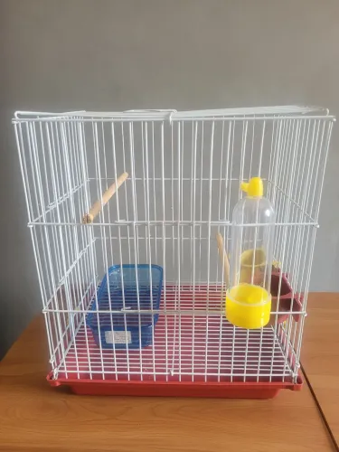 Gaiola Para Periquito Canário Manon Aves Pequena + Acessórios