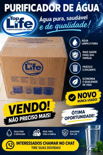 Purificador de Água top life