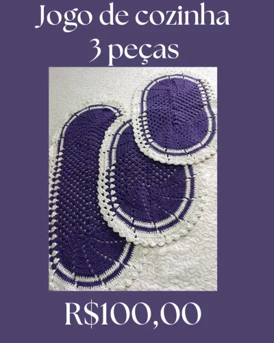 Vende-se peças lindas em crochê imperdível