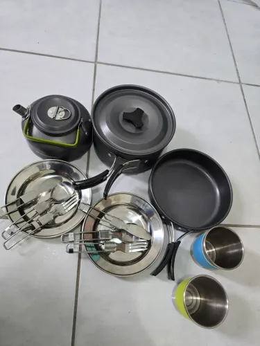 Conjunto panelas camping