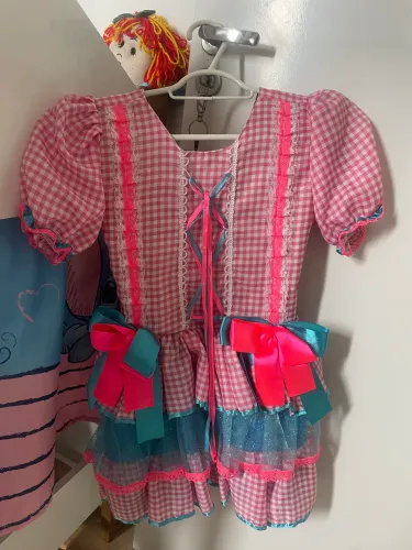 Vestido de festa junina infantil