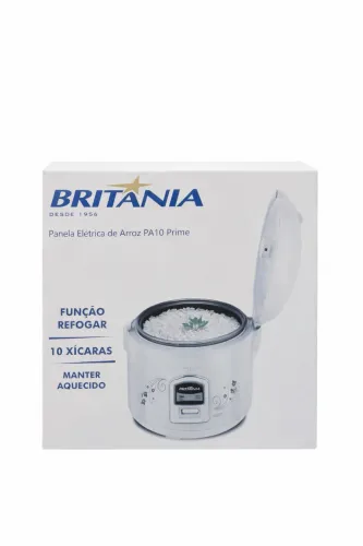 Panela Elétrica de Arroz Britânia 10 Xícaras Antiaderente PA10