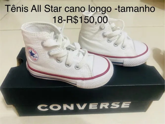 Tênis All Star usado apenas 1 vez 