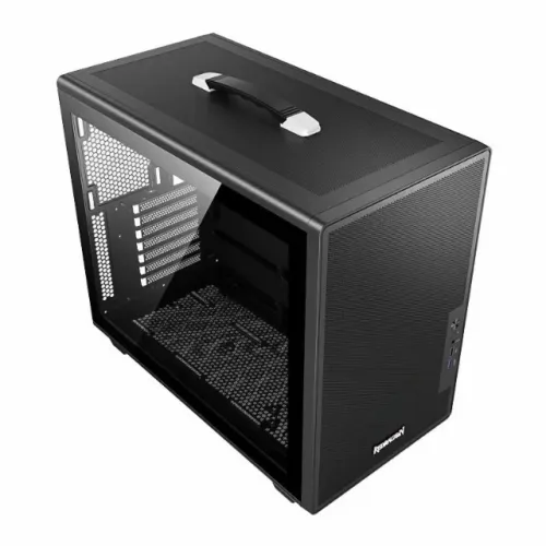 Gabinete Gamer Redragon Magic Box, Mid-Tower, Lateral de Vidro, Preto