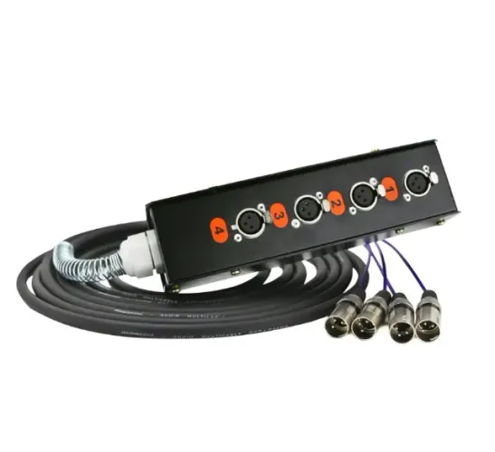 Multicabo Medusa 4 Vias Montada Com Conectores 3 metros