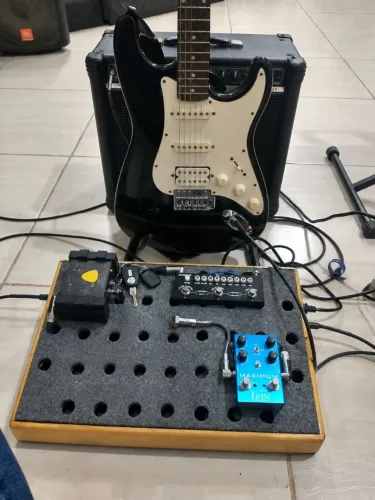 Pedalboard em construção