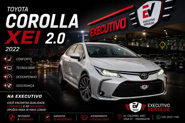 Toyota Corolla XEI 2.0 Flex 16V Aut. 2022