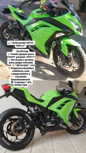 MOTO KAWASAKI NINJA 300cc