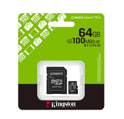 CARTÃO M.SD KINGSTON SDCS3 64GB S. PLUS