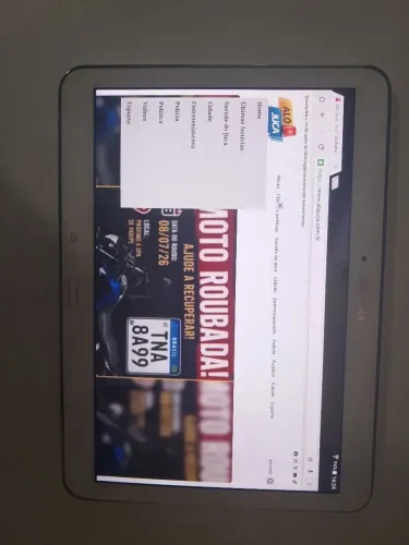 Tablet Samsung 10 polegadas.