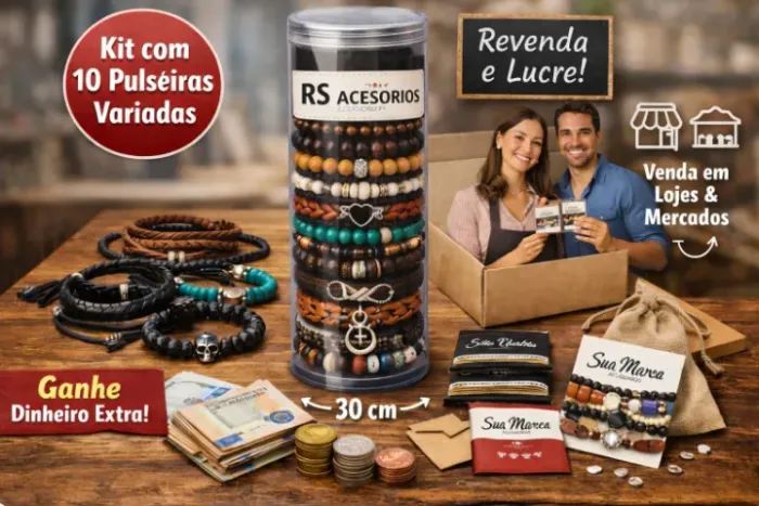 Ganhe Dinheiro Extra ou integral vendendo pulseiras estilosas