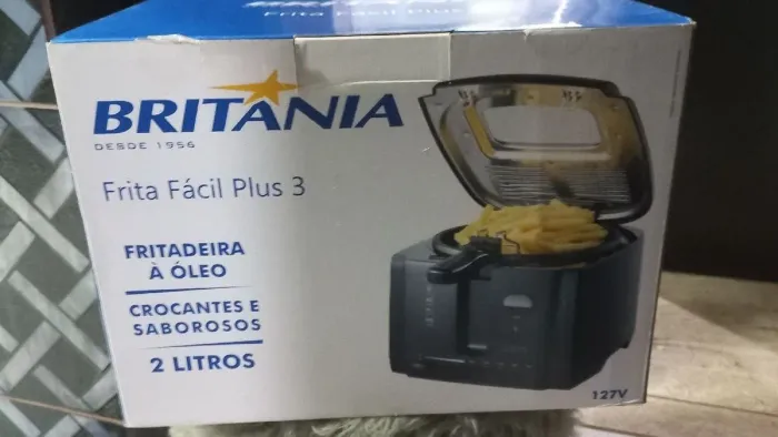 Fritadeira elétrica a óleo Britânica (nunca usada)