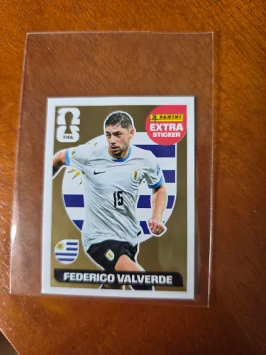 Frederico Valverde extra GOLD panini 2026