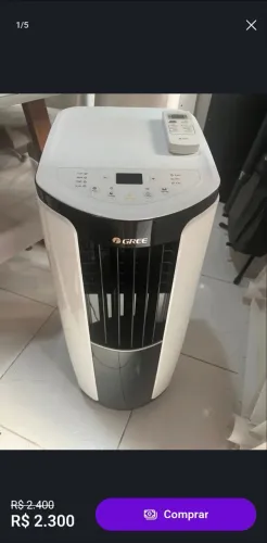 Ar condicionado portátil Gree 12000 btus 