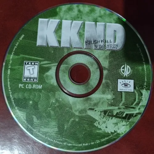 Jogo de 1997 (importado) "KKND Krush 'N Destroy" Beam Software - Para PC - USA