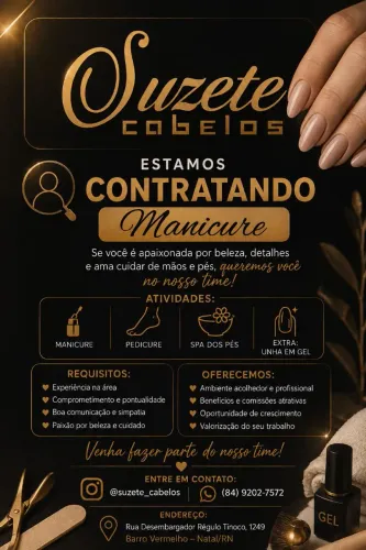 Vaga para Manicure 