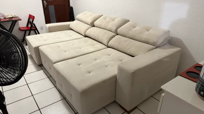 SOFÁ RETRÁTIL RECLINÁVEL