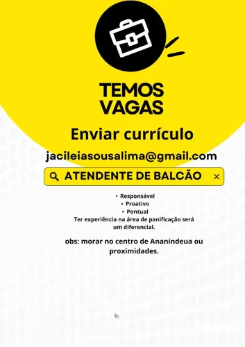 Vagas de emprego