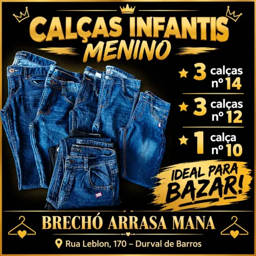 Lote menino N 14 12 10