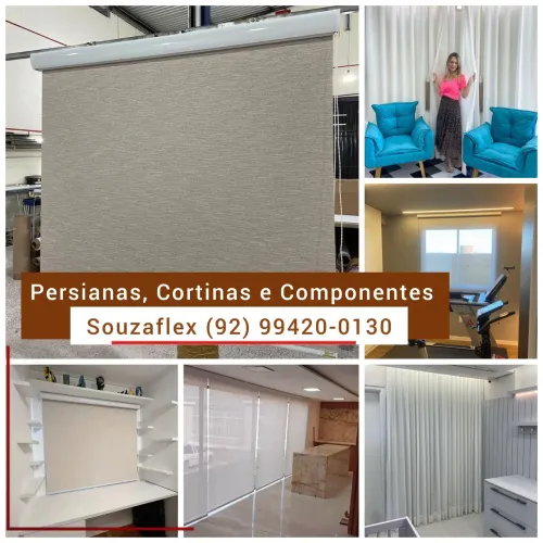 Cortinas, escolha certo! Escolha Souzaflex!