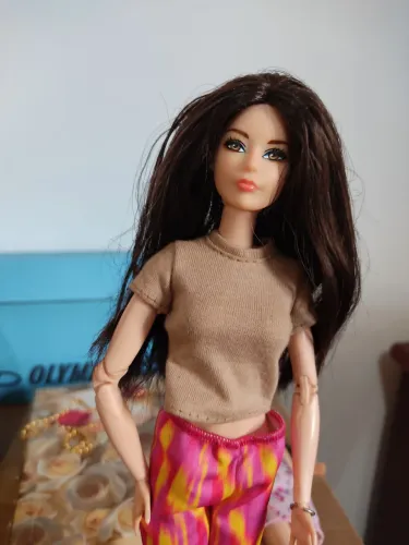 Corpo MTM sucata + cabeça genérica da Barbie 