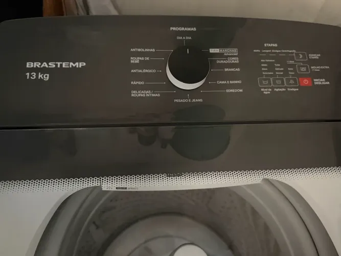 Máquina de Lavar Brastemp 13Kg Branca com Ciclo Tira Manchas Advanced e Ciclo Antibolinha