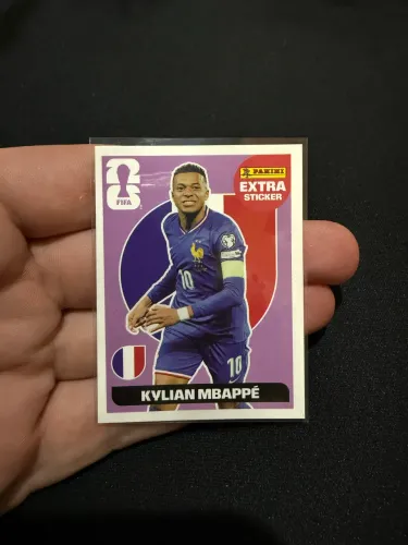 Extra Sticker Purple Kylian Mbappé FIFA World Cup 2026 Panini Original
