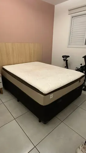 Box Baú + Colchão Casal