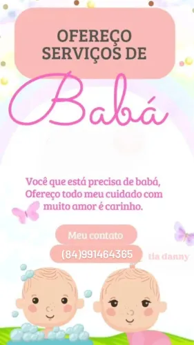 Babá disponível 