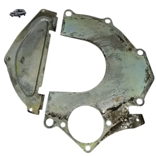 Par chapa defletor motor câmbio Vw Santana 2.0 2000 2001