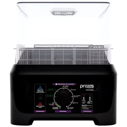 Lava Louças Praxis Portátil LLPP Semi-Automática 127V Preto