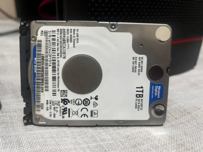 HD Notebook 1TB WD Blue SATA 2.5'' - Perfeito Estado