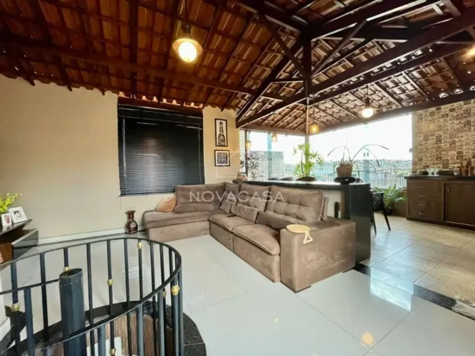 Cobertura com 2 dormitórios para alugar, 125 m² por R$ 2.250,00/mês - São Gabriel - Belo H