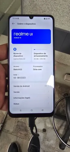 VENDE-SE REALME NOTE 60 256 GB