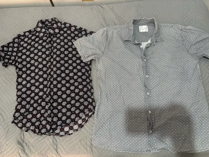 2 camisas de abotoar