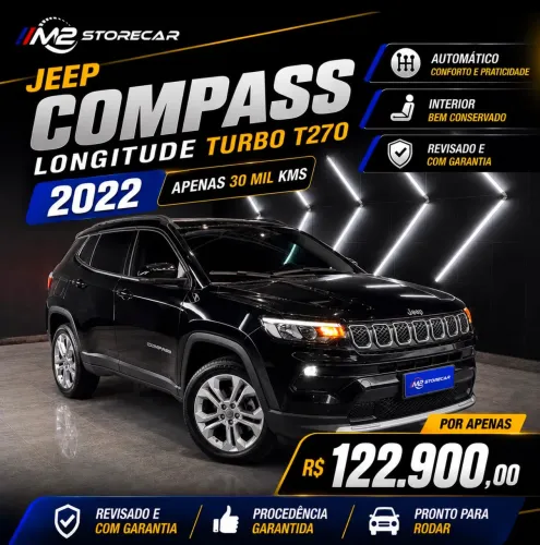 Jeep Compass Long. T270 1.3 TB 4X2 Flex AUT 2022