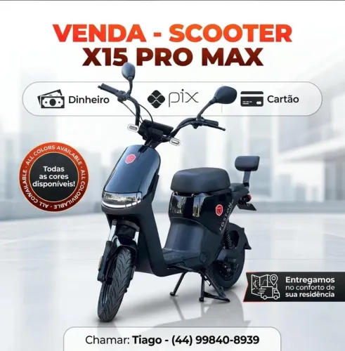 Vende se, Scooter x15 pro Max, Foston, todas as cores disponíveis