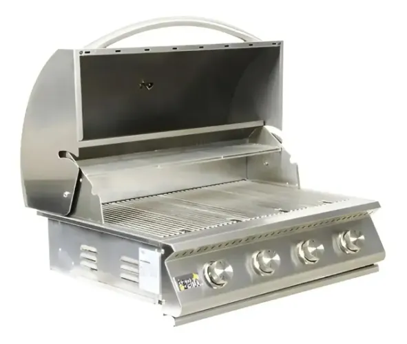 Churrasqueira a Gás Home&Grill Premium Inox 304 Embutir 4 Queimadores
