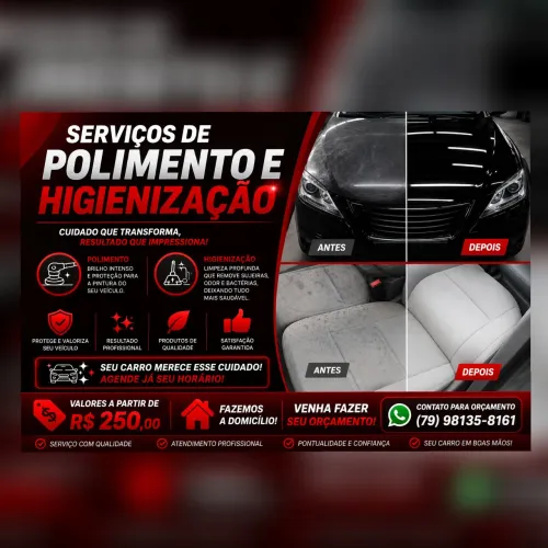 Serviços de Polimento e Higienização 