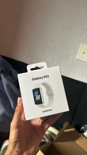 (NOVO. LACRADO) Smartwatch Samsung Galaxy Fit3 Display 1.6" Prata