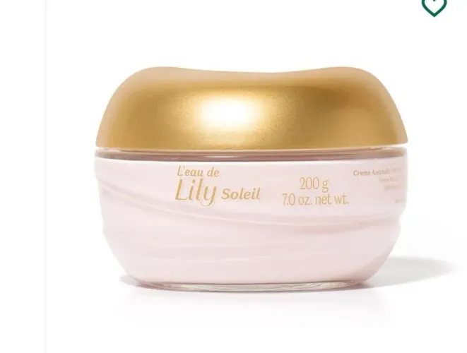 Creme acetinado novo lacrado