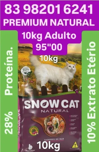 SNOW CAT NATURAL PREMIUM 10,1KG ADULTO