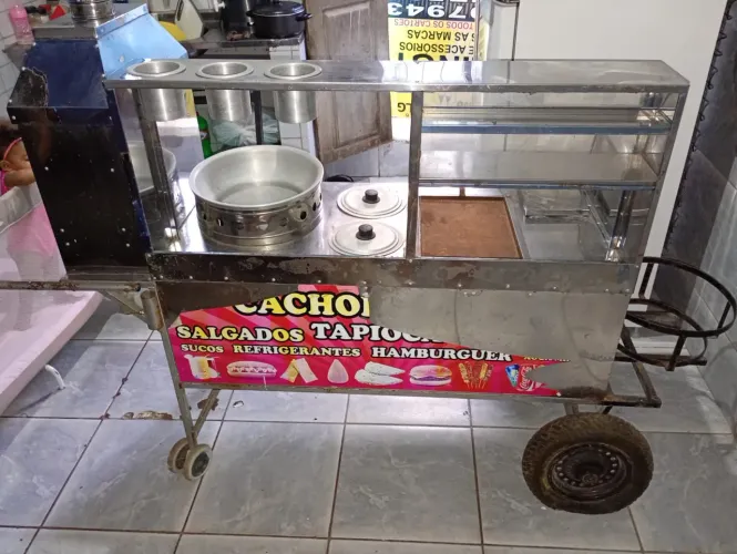 Carroça de lanche completa