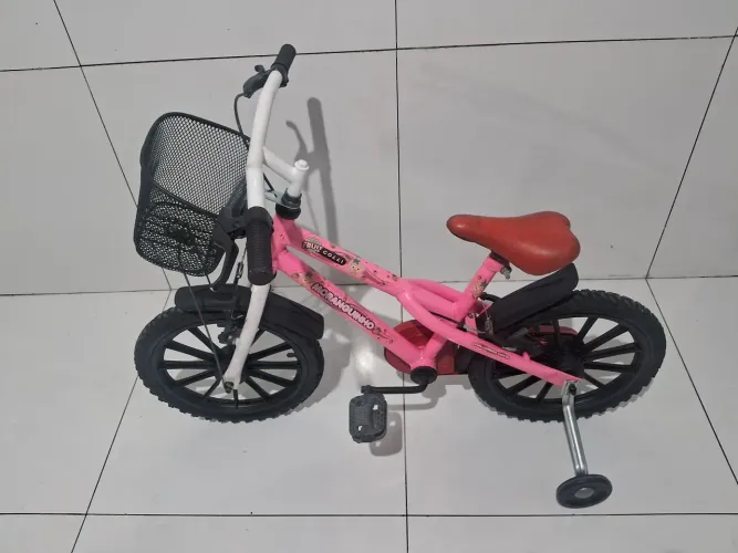 BIKE ARO 16 DA MORANGUINHO TODA PERFEITA 200 REAIS PRECO NEGOCIAVEL