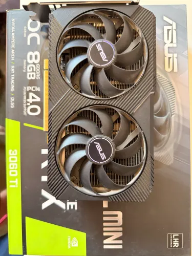 Placa de Vídeo - RTX 3060ti Asus - Somos Loja @bpstech_