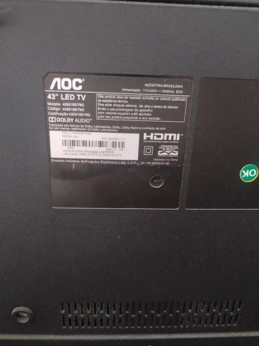 Vede se tv de 43 polegada