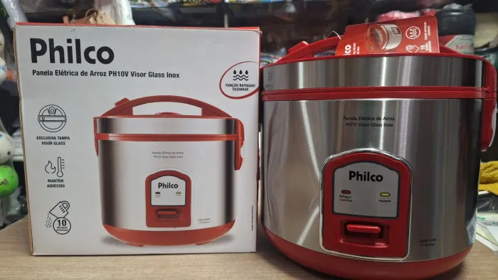 Panela elétrica philco 10 xicaras