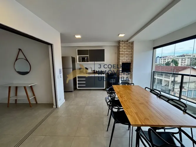 Apartamento 3 dormitórios locação definitiva em condomínio resort na Praia do Itaguá - Uba