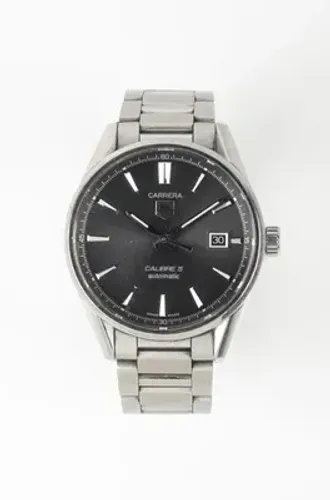 relógio TAG Heuer Carrera Calibre 5 WAR211A.BA0782 preto